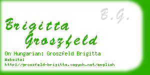 brigitta groszfeld business card